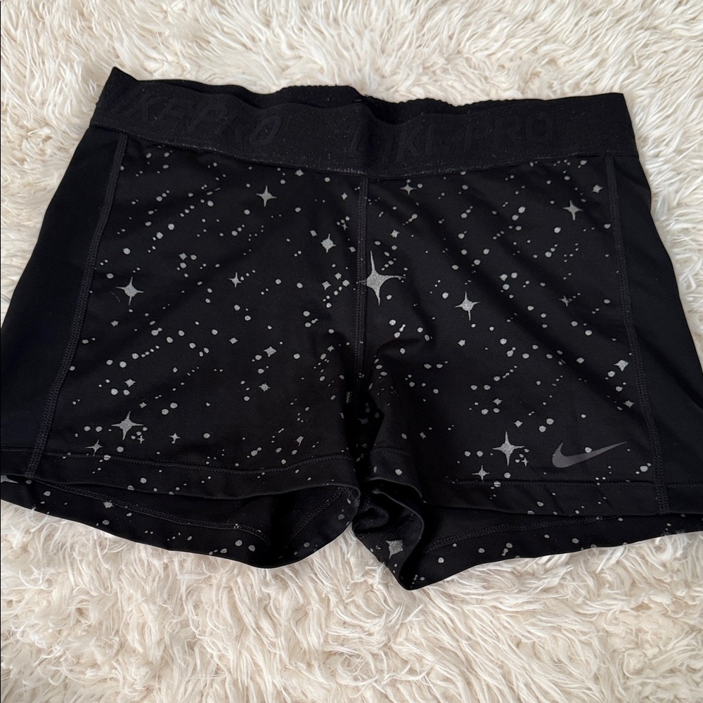 Nike Women's Athletic Shorts with Starry Design